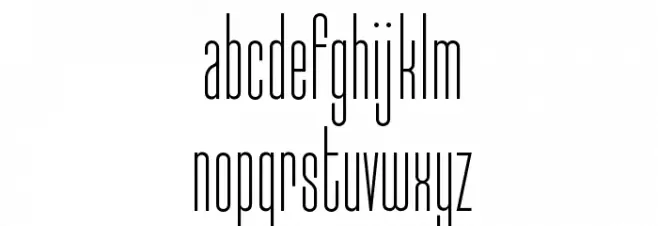 Typo-Longest Light Demo Fonte MINÚSCULAS