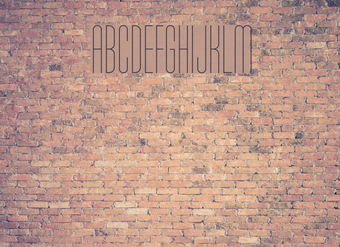 Typo-Longest Thin Demo Font examples