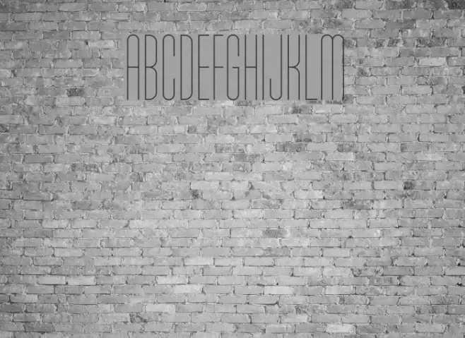 Typo-Longest Thin Demo Font examples