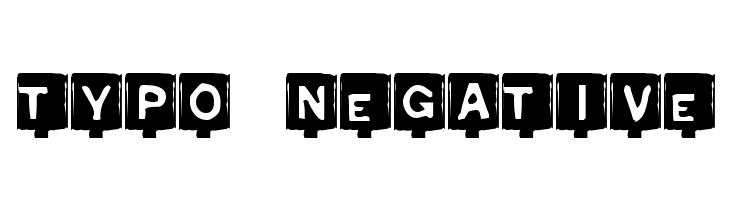 Typo Negative Font