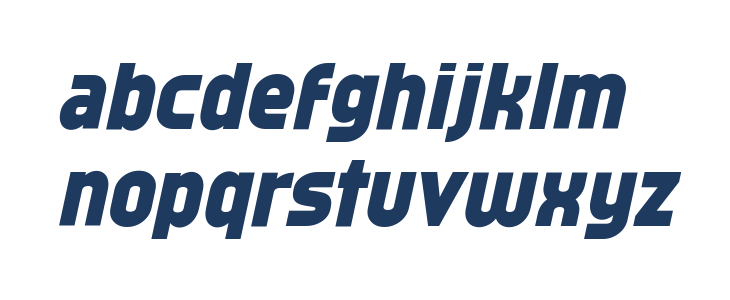 Typo Oval Black Demo Italic Lowercase