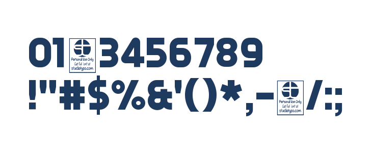 Typo Oval Black Demo Other Characters