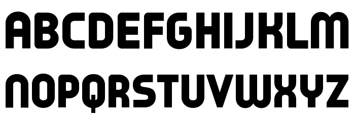 Typo Oval Black Demo Polices MAJUSCULES