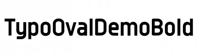 Typo Oval Demo Bold  Fuentes Gratis Descargar