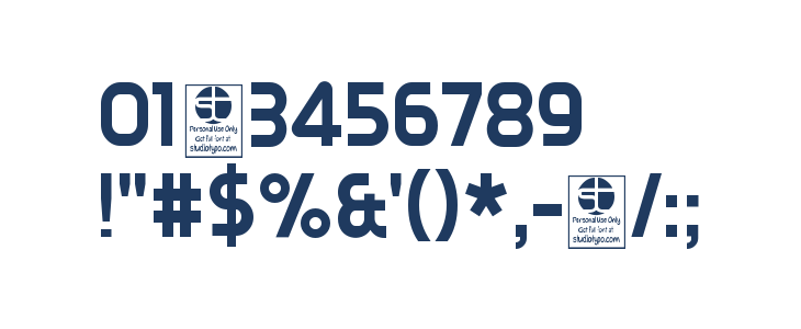 Typo Oval Demo Bold Other Characters