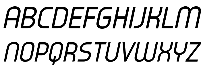 Typo Oval Demo Italic Fonte MAIÚSCULAS