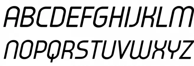 Typo Oval Demo Italic Шрифта ВЕРХНИЙ