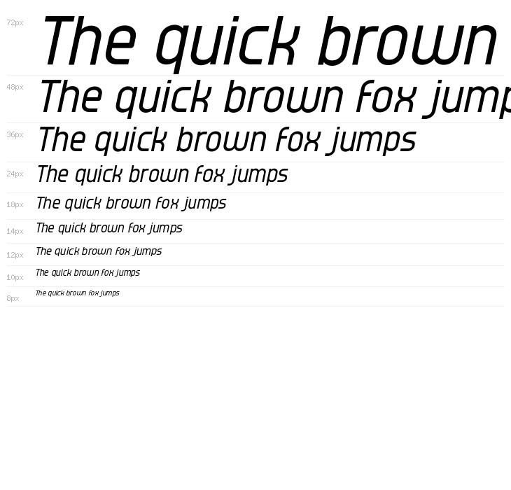 Typo Oval Demo Italic Waterfall