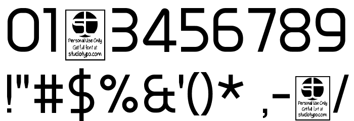 Typo Oval Demo Font OTHER CHARS