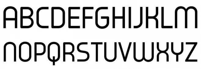 Typo Oval Demo Fonte MAIÚSCULAS