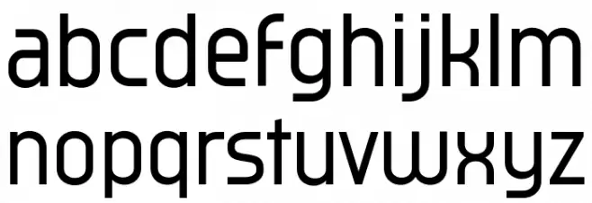 Typo Oval Demo Caratteri MINUSCOLO