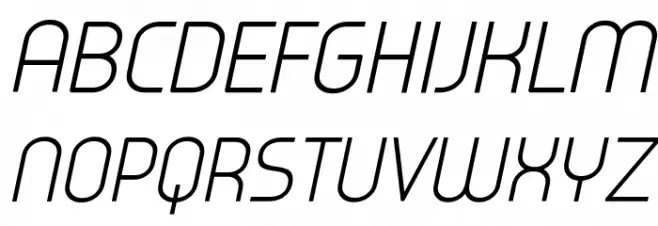 Typo Oval Light Demo Italic Шрифта ВЕРХНИЙ