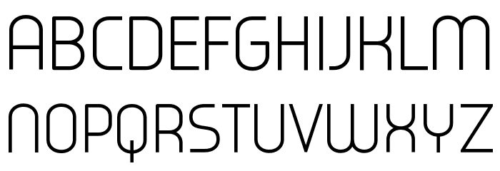 Typo Oval Light Demo Fonte MAIÚSCULAS