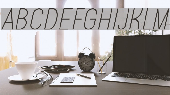 Typo Quik Thin Demo Italic Font examples