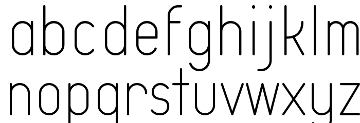 Typo Quik Thin Demo Font LOWERCASE
