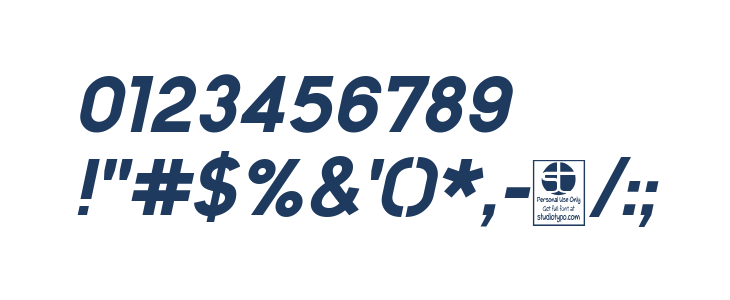 Typo Ring Demo Bold Italic Other Characters