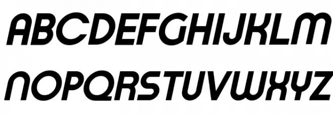 Typo Ring Demo Bold Italic フォント 大文字