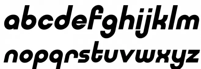 Typo Ring Demo Bold Italic Fuentes MINÚSCULAS