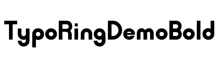 Typo Ring Demo Bold  لخطوط تنزيل