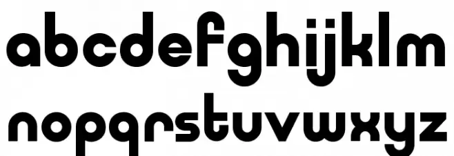 Typo Ring Demo Bold Schriftart Kleinbuchstaben