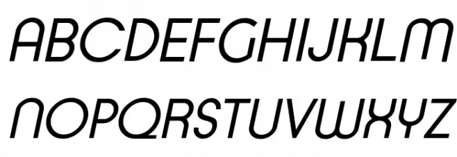 Typo Ring Demo Italic फ़ॉन्ट अपरकेस