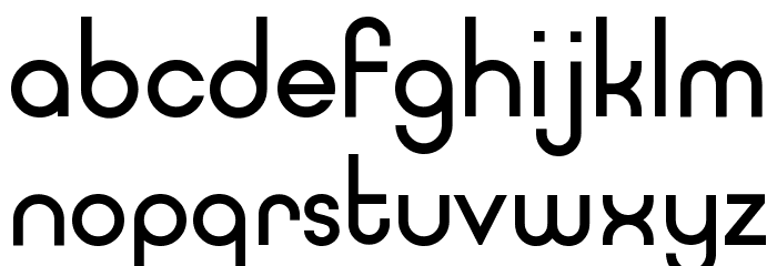 Typo Ring Demo Font LOWERCASE