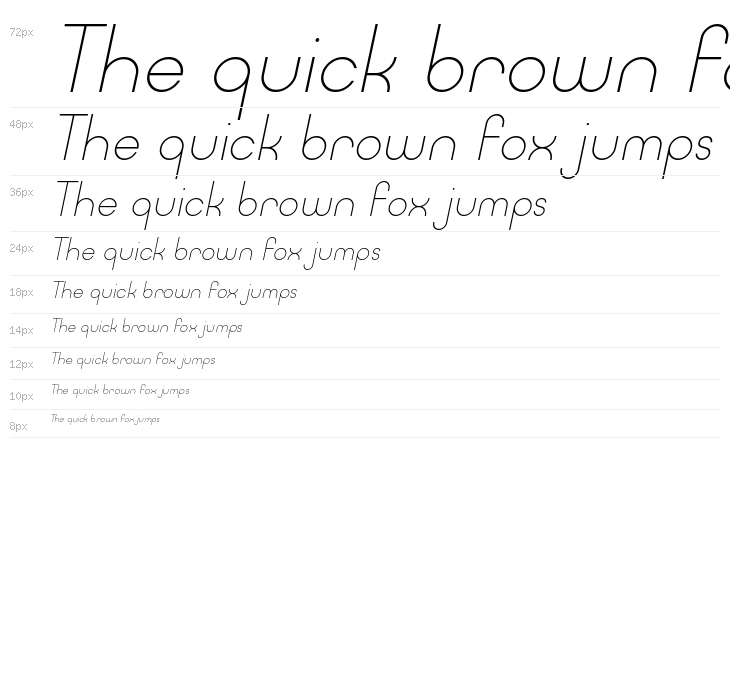 Typo Ring Light Demo Italic Waterfall