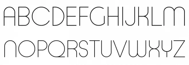 Typo Ring Light Demo Шрифта ВЕРХНИЙ