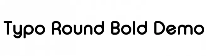 Typo Round Bold Demo  免费字体下载