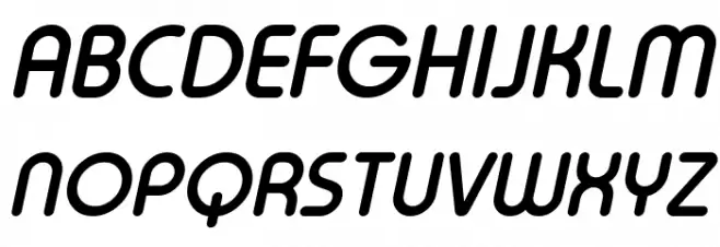 Typo Round Bold Italic Demo Font Litere mari