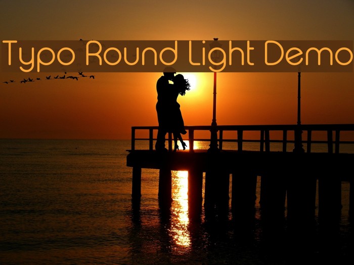 Typo Round Light Demo Font - FFonts.net