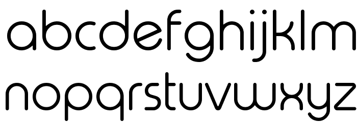 Typo Round Light Demo Font LOWERCASE