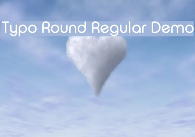 Typo Round Regular Demo Example 2