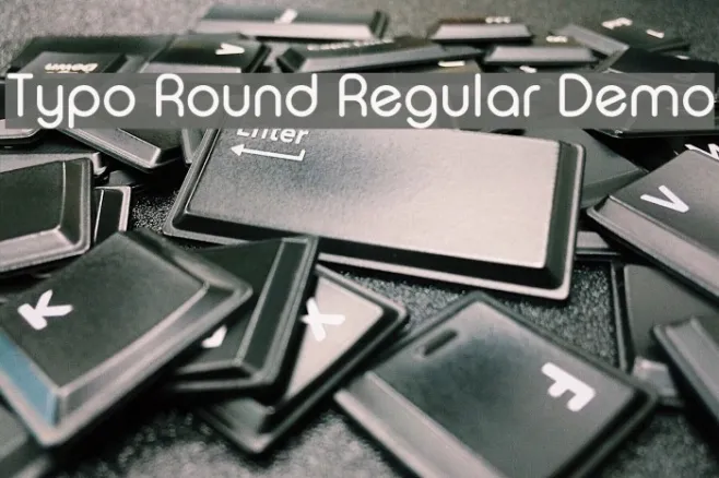 Typo Round Regular Demo Example 3