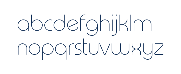 Typo Round Thin Demo Lowercase