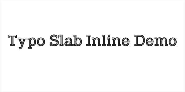 Typo Slab Inline Demo Logo