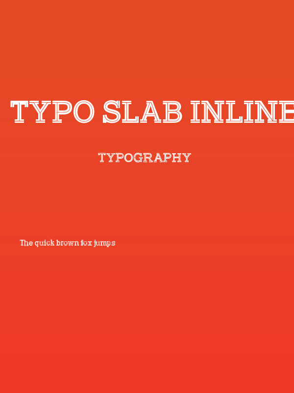 Typo Slab Inline Demo Poster