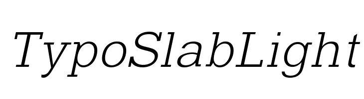 Typo Slab Light  baixar fontes gratis