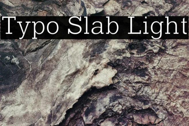 Typo Slab Light Example 3