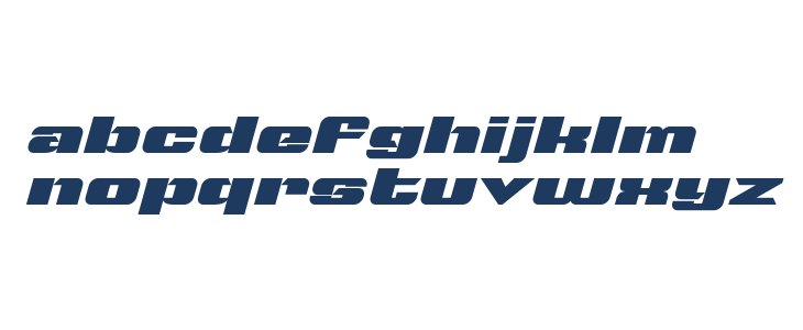 Typo Speed Black Demo Italic Lowercase