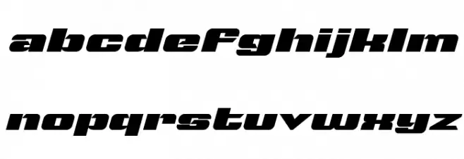 Typo Speed Black Demo Italic Polices MINUSCULES