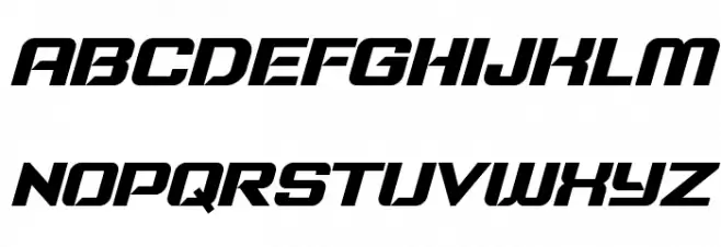 Typo Speed Bold Demo Italic Schriftart Groß