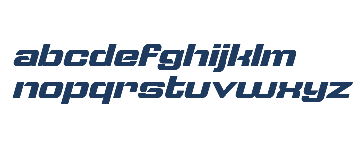 Typo Speed Bold Demo Italic Lowercase