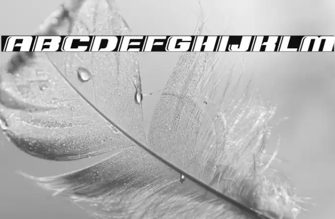 Typo Speed Shadowed Demo フォント examples