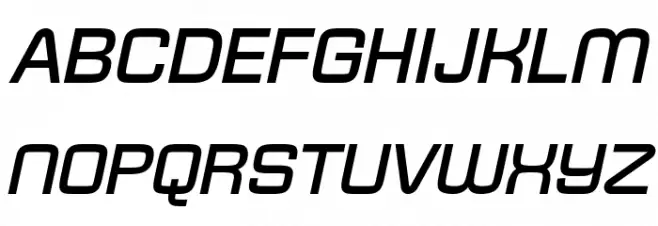 Typo Square Bold Italic Demo Font UPPERCASE