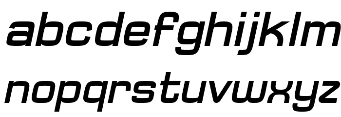 Typo Square Bold Italic Demo Font LOWERCASE