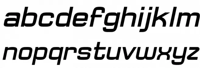 Typo Square Bold Italic Demo Fonte MINÚSCULAS