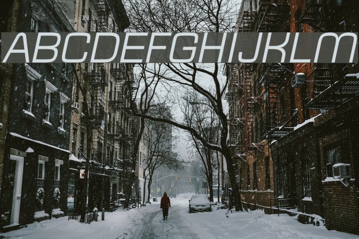 Typo Square Italic Demo Font examples