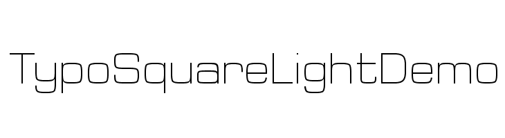 Typo Square Light Demo  baixar fontes gratis