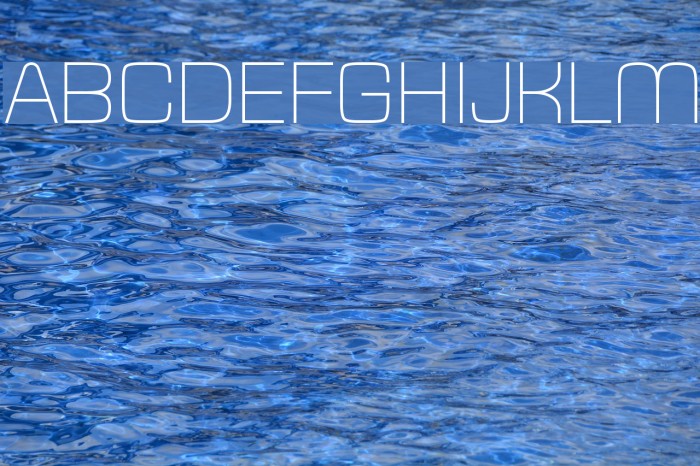 Typo Square Light Demo Font examples